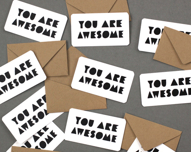 You Are Awesome Mini Note Set